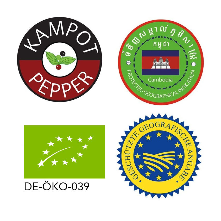 Bio-Kampot-Pfeffer rot